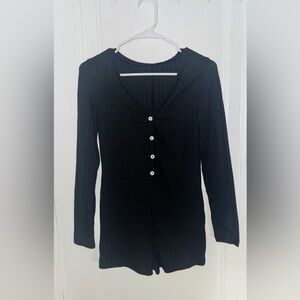 Elegant Black Button-Up Women's Top